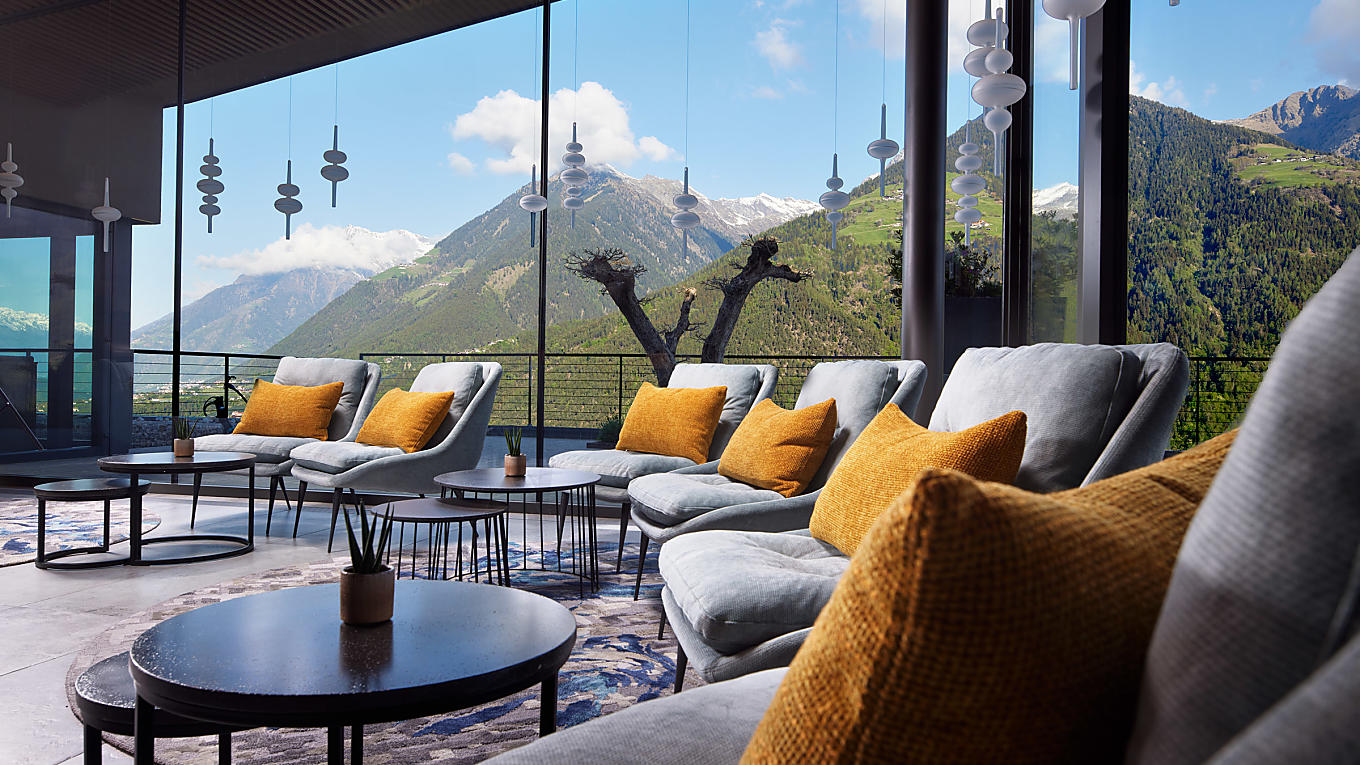 Das Ambiente im JOSELIE, Gourmetrestaurant in Südtirol